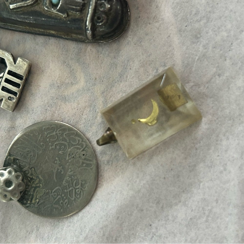 Assorted Middle Eastern Symbol Pendants Charms - image 4
